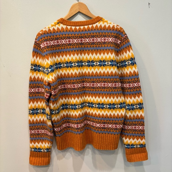 Todd Snyder Fair Isle Wool Pullover Sweater Women’s Size Medium - Picture 8 of 12